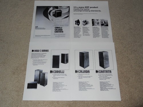 Brochure altoparlanti kef - altoparlanti,