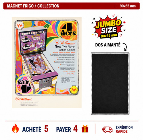 Magnet frigo aces - magnet,