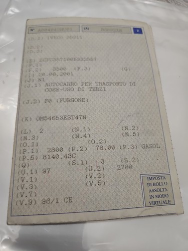 Carta circolazione collezione - circolazione,