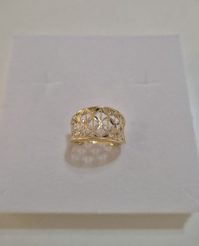 Anello donna oro bicolore - anello, 18