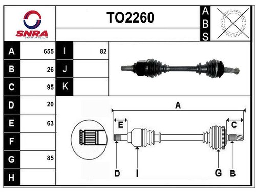 Albero motore toyota - albero, yaris