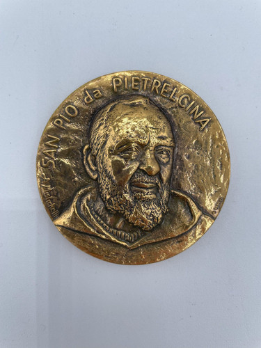 Medaglia padre pio - pio, da