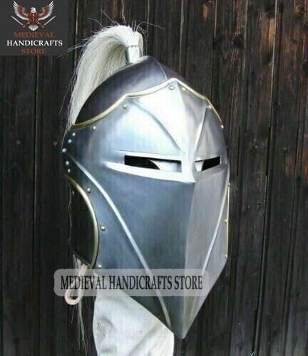 Elmetto barbuta medievale - elmetto,