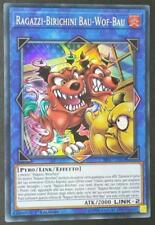 RAGAZZI-BIRIKINI BAU-WOF-BAU in Italiano Super Rara HISU-IT021 YUGIOH