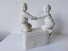 Statuina Gemini in Grès (?) prima metà del '900 di Guido Cacciapuoti (1892-1953)