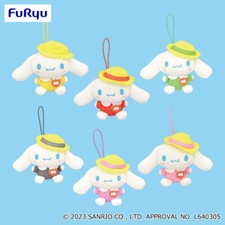 Sanrio Cinnamon Roll mascotte asilo peluche Furyu (autentico)