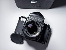 Pentax 67 MLU + 105mm f/2.4 120 Film SLR + Rare Case - Perfectly Working 6x7