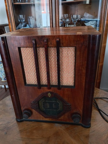 Radio valvole art decò - radio,