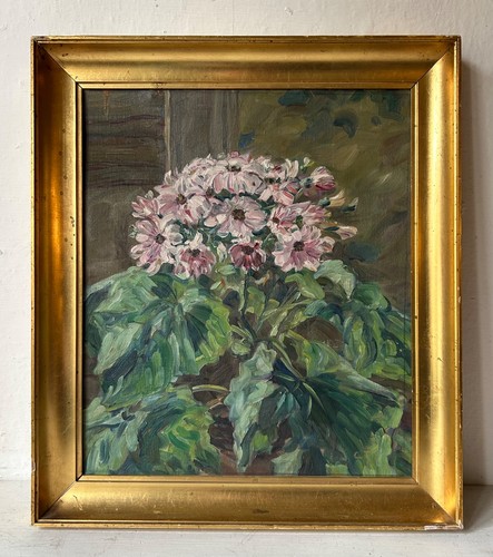 Quadro olio natura morta - , fiori