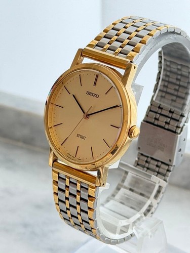 Orologio seiko spirit - uomo, oro