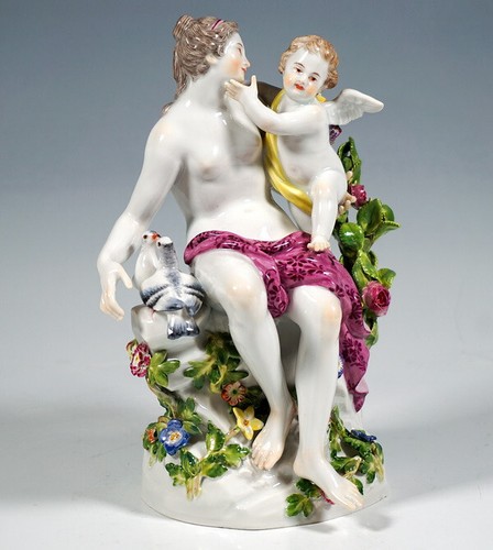 Meissen gruppo figurale venus - meissen,