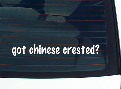 Crestato cinese decalcomania - cinese?,