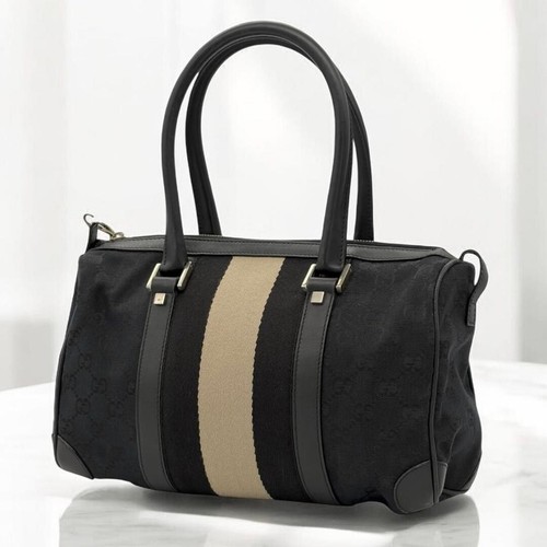 Gucci mini boston - gg, tela