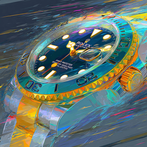 Rolex yacht master pop art - master,