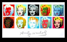 Warhol, Andy - Ten Marilyns II
