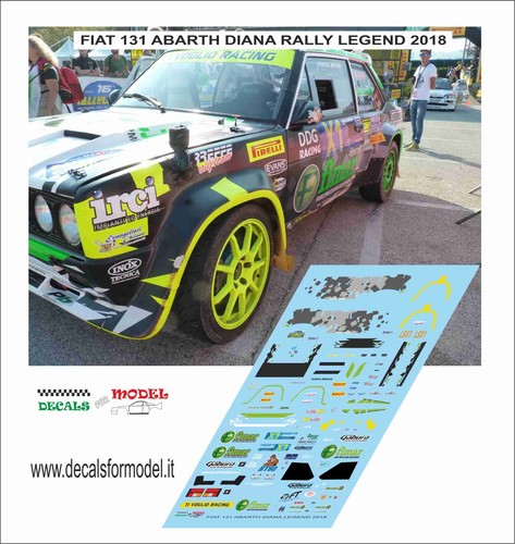 Decals fiat 131 abarth - decals,
