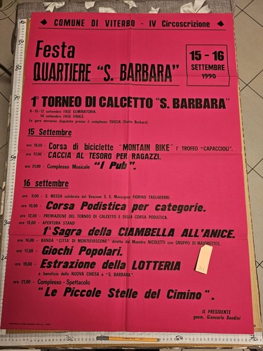 Manifesto festa quartiere - manifesto,