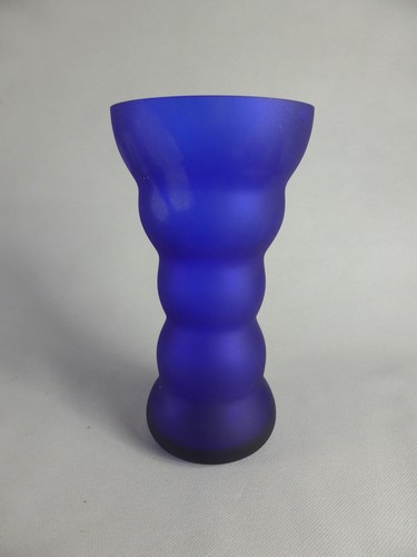 Bellissimo vaso vetro blu - vaso, in