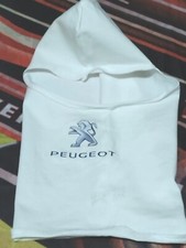 PEUGEOT SOTTO CASCO AUTO MOTO RARE COLOR BIANCO, CORSE, RANCING DEDSTOCK 
