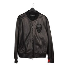 Giacca bomber uomo Alexander Mcqueen pelle modal taglia IT54/XL, S1455