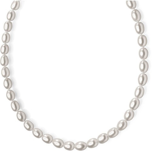 Collana perle ovali - collana, coltivate