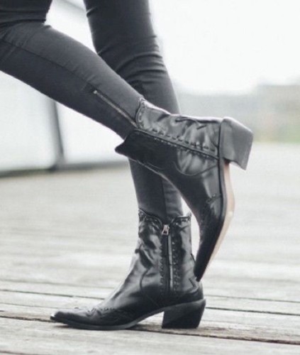 Stivaletti zara vera pelle - vera,
