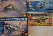 RF-4;F-16;F.1C;F-16B;HASEGAWA