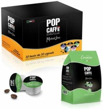 400 Capsule Pop Caffè CREMOSO compatibili Uno System UnoSystem MokaUno Moka Uno