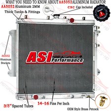 ASI 2 Row Aluminum Radiator