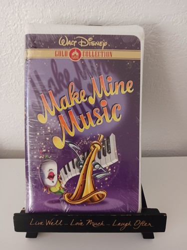 New sealed make mine music - make, vhs