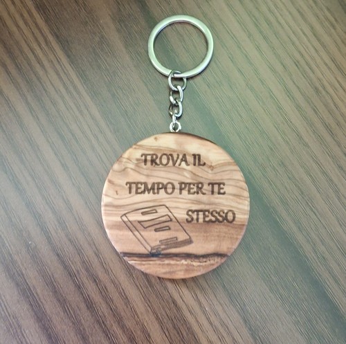 Portachiavi legno ulivo - legno,