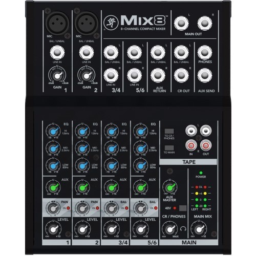 Mackie mix8 nuovo - mackie,