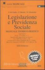 Legislazione e previdenza