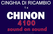 ★CINGHIA DI RICAMBIO MOTORE 1 x PROIETTORE S.8 mm CHINON 4100 SOUND ON SOUND★  