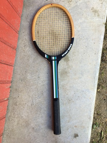 Vecchio racchetta legno tennis - vecchio,