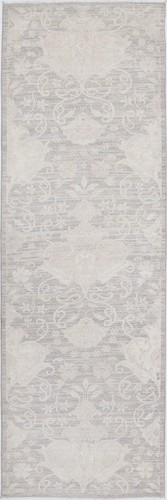 Tappeto runner beige - , annodato