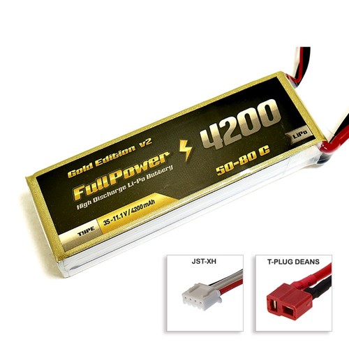 Fullpower batteria lipo - fullpower, 3s