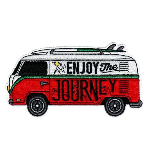Camper van patch - x, 7cm