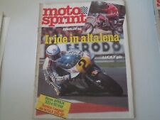 MOTOSPRINT 32/1981 PROVA TEST APRILIA TRIAL 320/50/SERVIZIO MOTORE ROTAX 250 GP