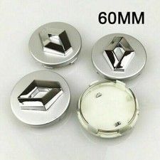 4x 60mm per Renault argento