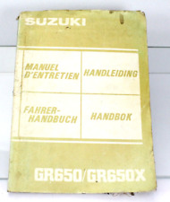 Suzuki GR 650 GR 650 X Manuale