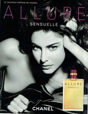 Publicité Advertising 029  2006  parfum Allure Sensuelle Chanel & Anna Mouglalis