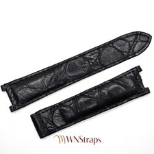 Cinturino in Coccodrillo Nero