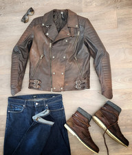 Giacca di pelle EXCLUSIVE LAB