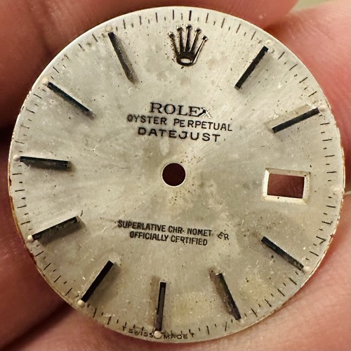 Rolex silver dial - dial, datejust
