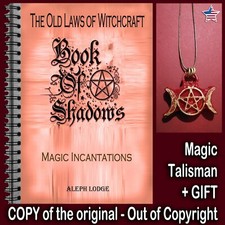 antique book of shadows witchcraft magic occult sorcery witch grimoire esoteric