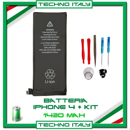 Batteria per apple iphone - iphone, 4
