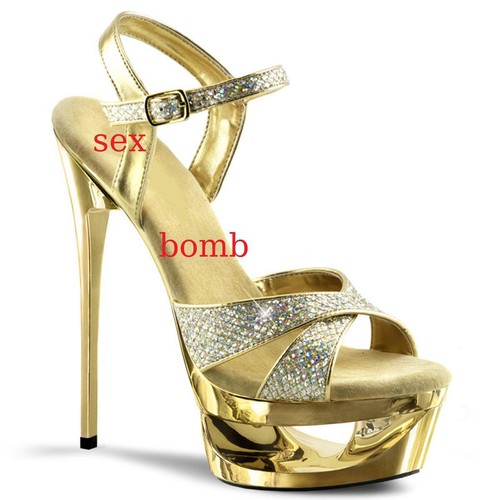 Sexy sandali glitter oro - sexy,
