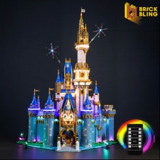 BrickBling Kit Luci LED per LEGO Nuovo Castello Disney 43222 Classico 100 Anni (RC)