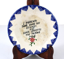 Piatto Vintage in Ceramica con